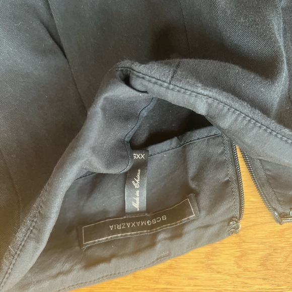 BCBG Black high-waisted fitted cropped trousers - Picture 3 of 3